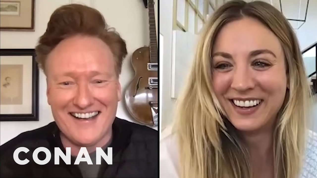 Kaley Cuoco On The Possible Romance Between Harley Quinn & Poison Ivy | CONAN on TBS