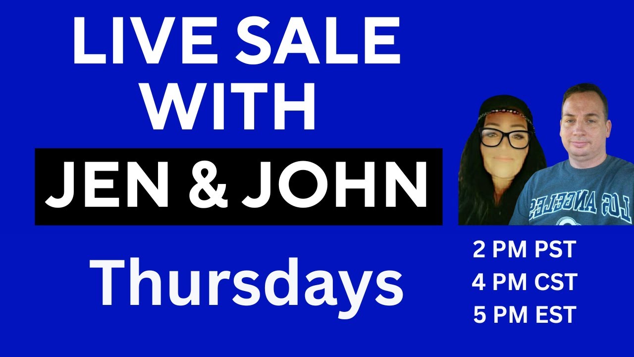 Live Sale with Jen the Dark Side - Thursday Feb. 26th - 2 PM PST / 4 PM CST / 5 PM EST