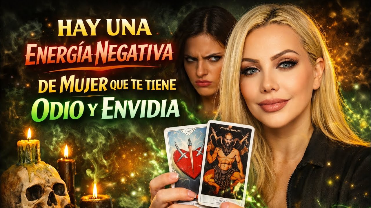 CUIDADO! HAY UNA MUJER QUE TE TIENE ODIO Y QUIERE HACERTE DAÑO 😮🕯️