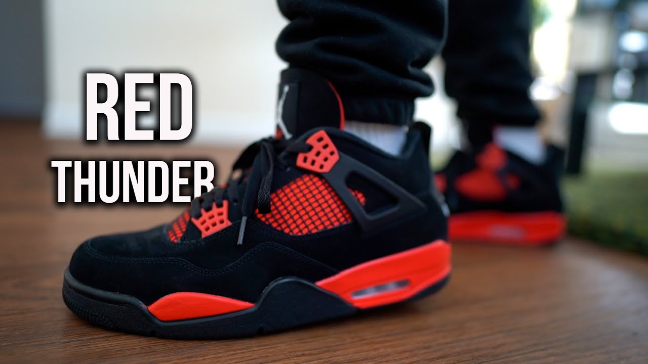 Air Jordan 4 Red Thunder Review And On Foot