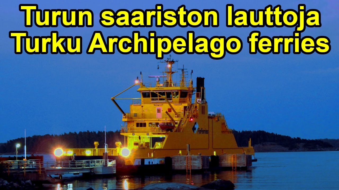 Turun saariston lauttoja