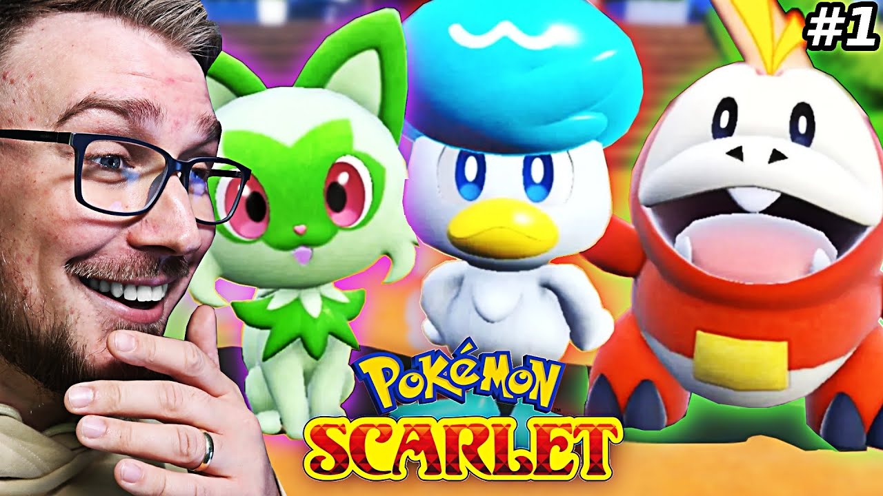 KTÓREGO STARTERA WYBRAĆ ?!? (Pokemon Scarlet, odc. 1)