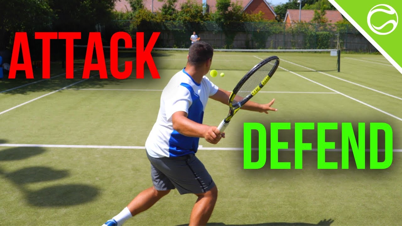 When To Attack vs When To Defend in Tennis - Tactics Lesson