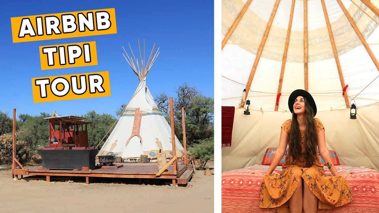 Airbnb Experience  | Tipi With Insane Views - Tiny House In The Mojave Desert