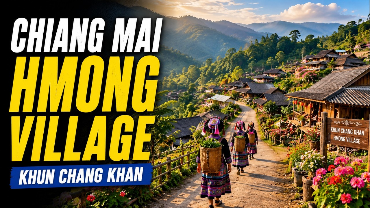 Hmong Village Khun Chang Khan (Chiang Mai) หมู่บ้านม้ง ขุนช่างเคี่ยน (เชียงใหม่) [4K, no narration]