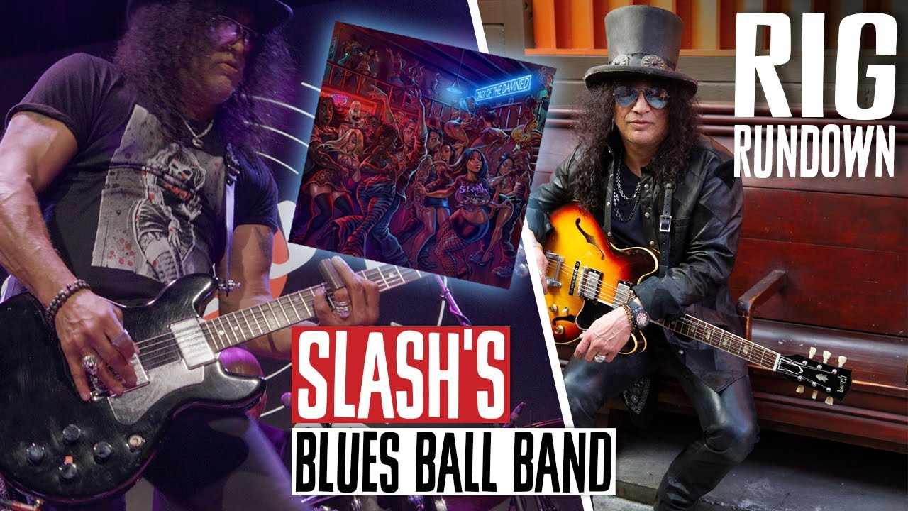 Slash Rig Rundown for His Blues Ball Band with Tash Neal for S.E.R.P.E.N.T. Festival Tour