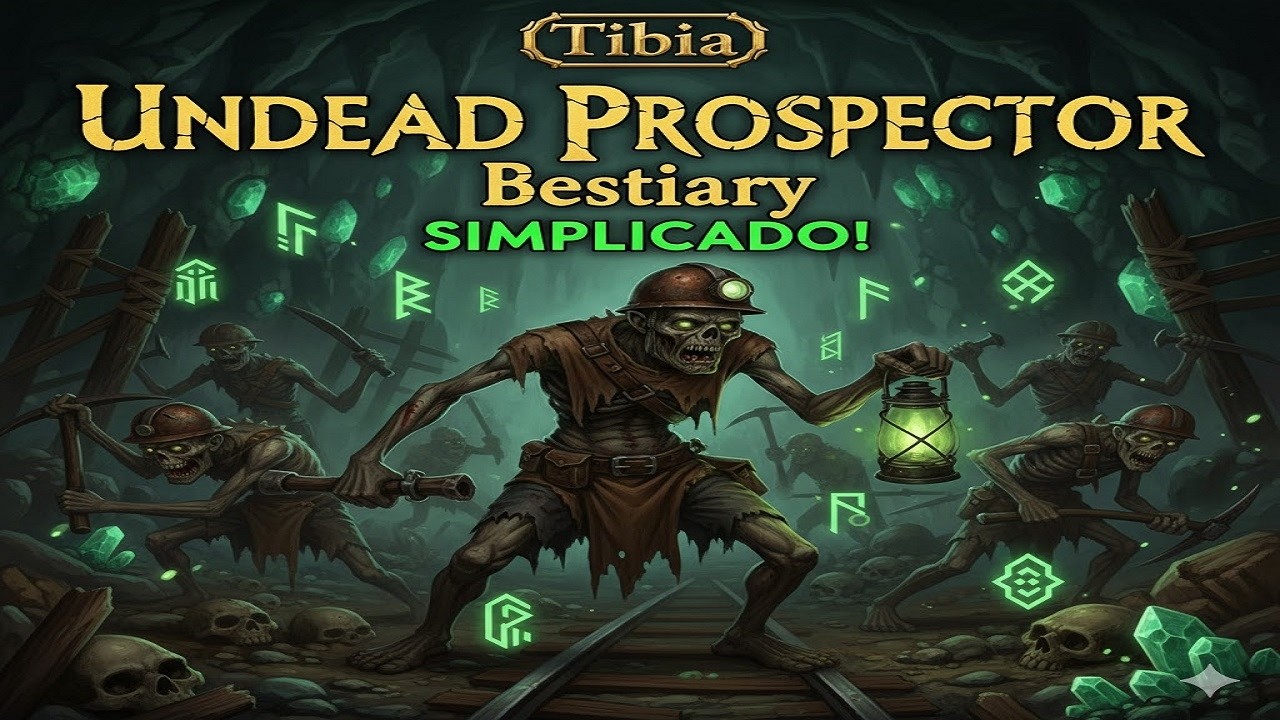 Bestiary DUPLO: Undead Prospector & Mine Worker em tempo RECORDE! 💀⛏️