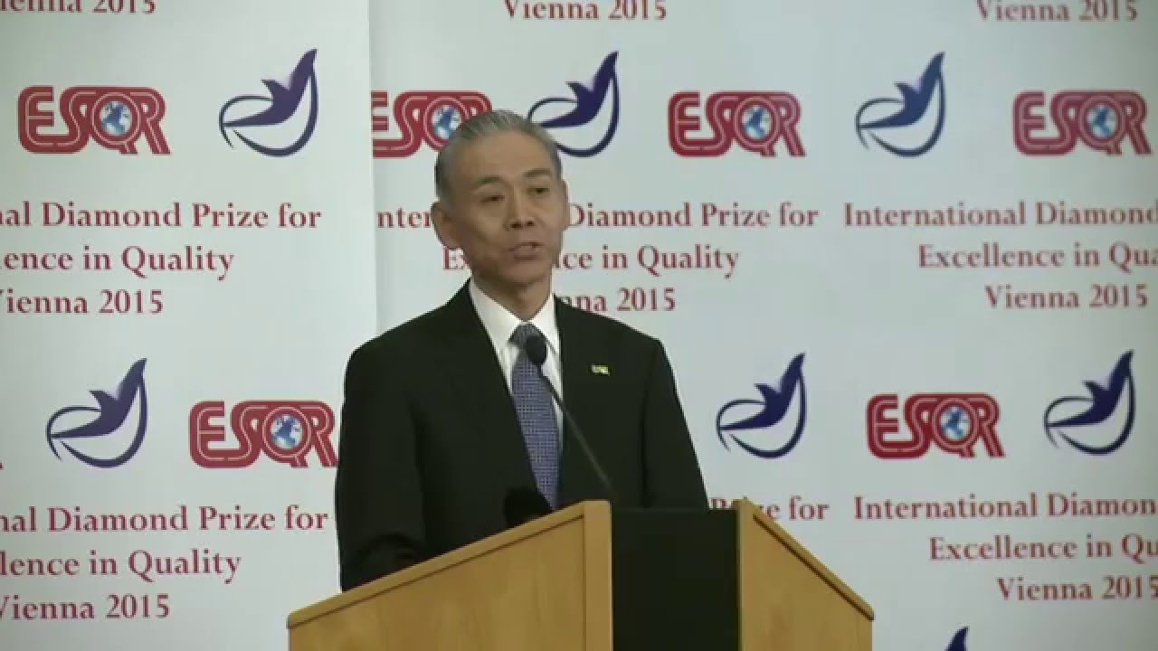 SUMCO Corporation (Japan) received the ESQR’s International Diamond Prize 2015 in Vienna