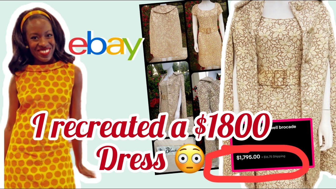 Recreating a designer vintage dress for less
