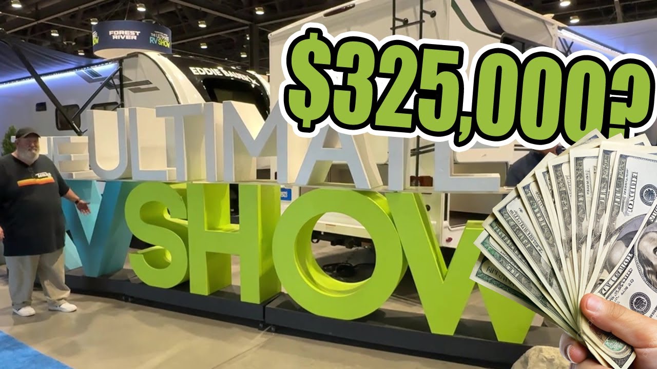 These RVs are Nicer than my House! Shopping for Camper Vans at HUGE RV Show