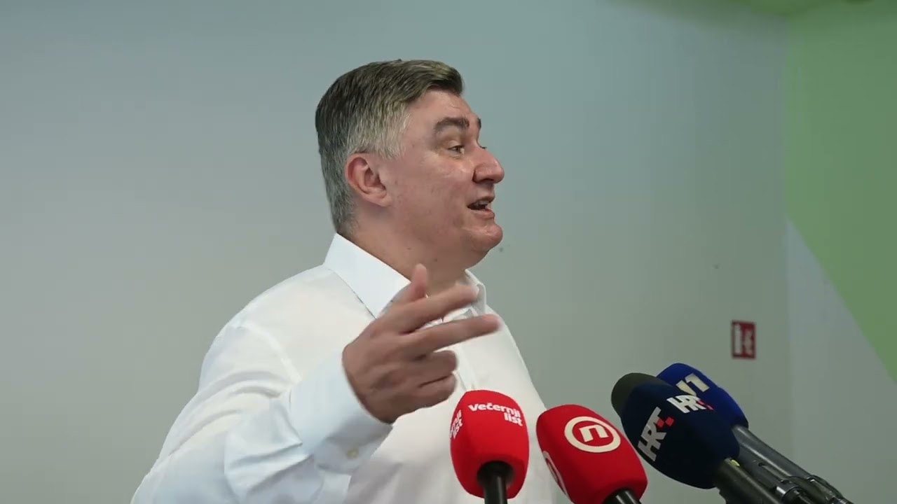 Svađa predsjednika Zorana Milanovića s novinarima