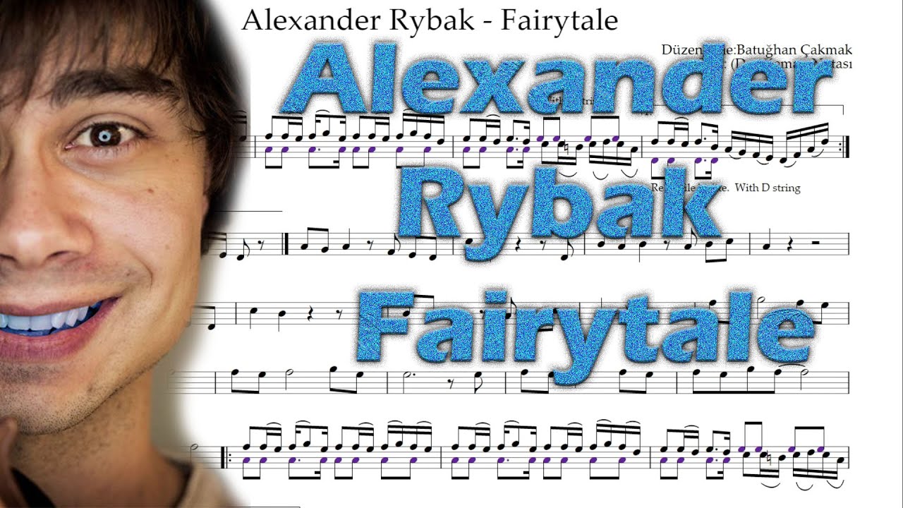 🎼 Alexander Rybak - Fairytale - Notaları