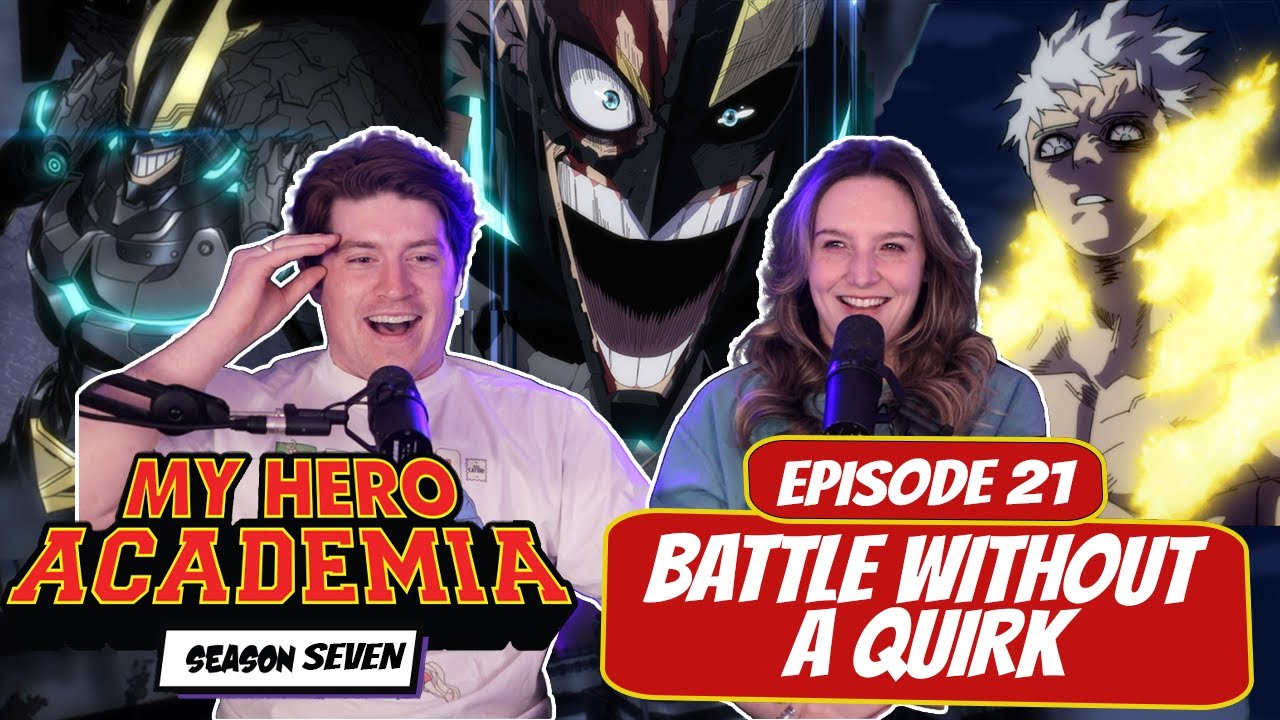 I AM STILL HERE! ALLMIGHT VS AFO! | My Hero Academia Season 7 Reaction | 7x21 Battle Without A Quirk