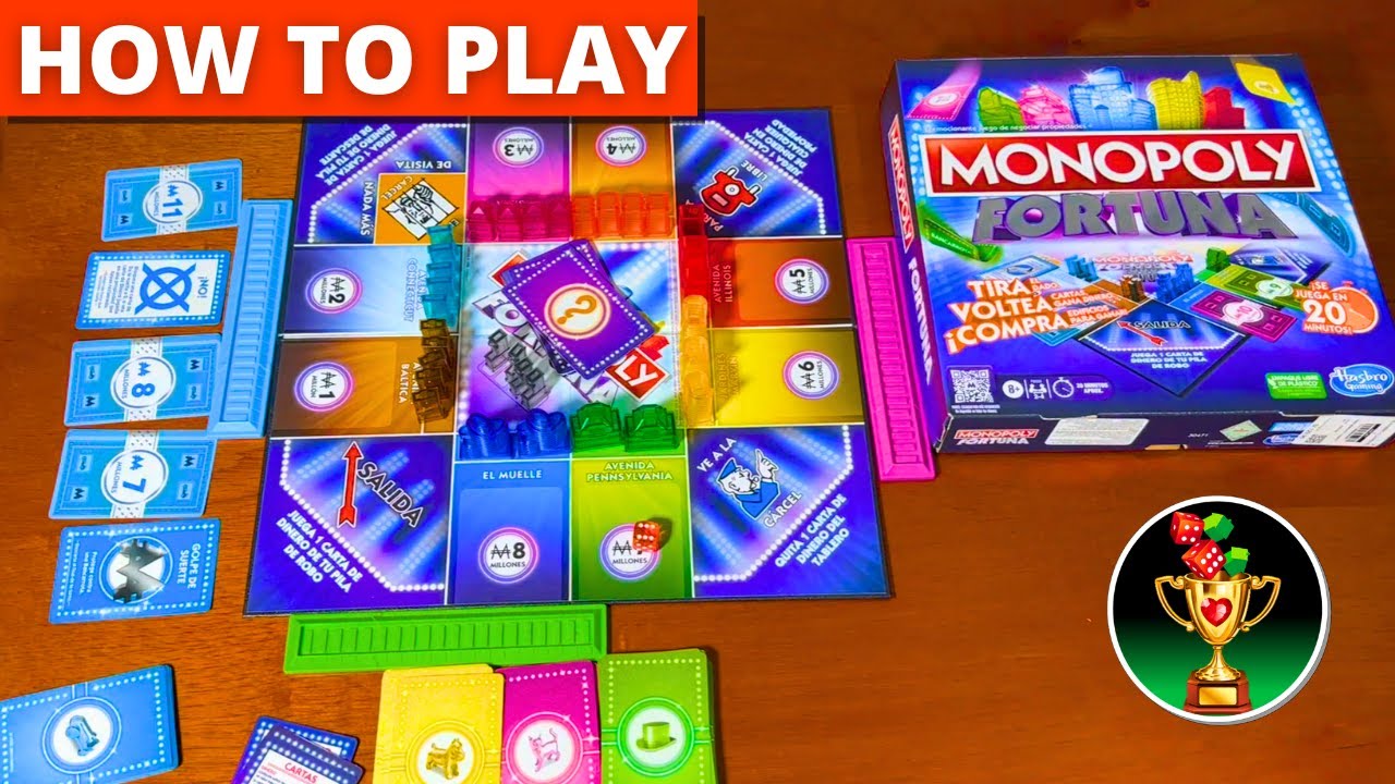 ✅CÓMO JUGAR Monopoly FORTUNA 2025 ¿Cómo se Juega?🏢Reglas, Instrucciones, Tablero, Tokens & Dinero