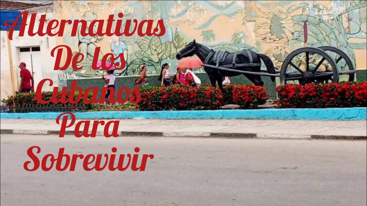 Algunas alternativas de los cubanos para sobrevivir. Contramaestre, Santiago de Cuba.