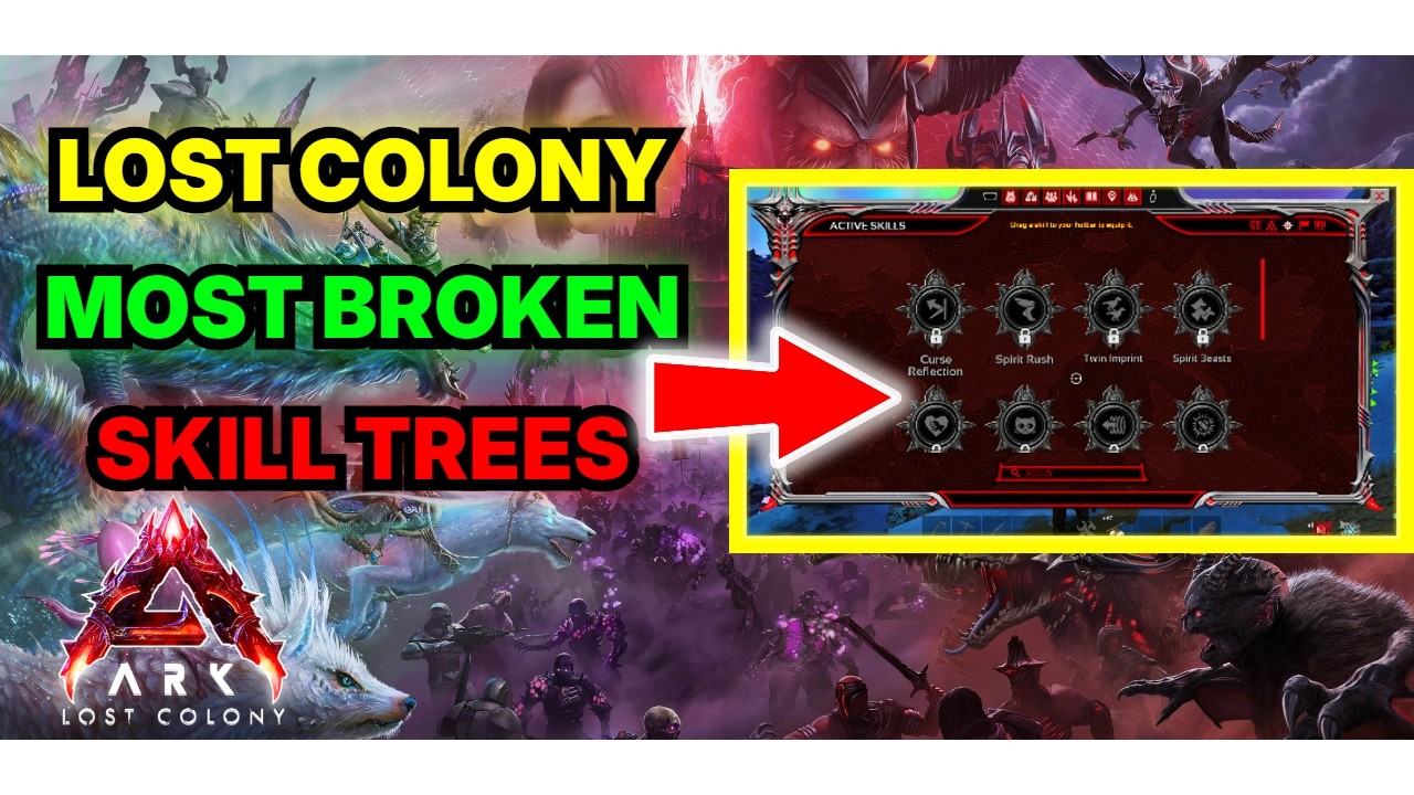 Все *новые* сломанные деревья навыков в LOST COLONY!