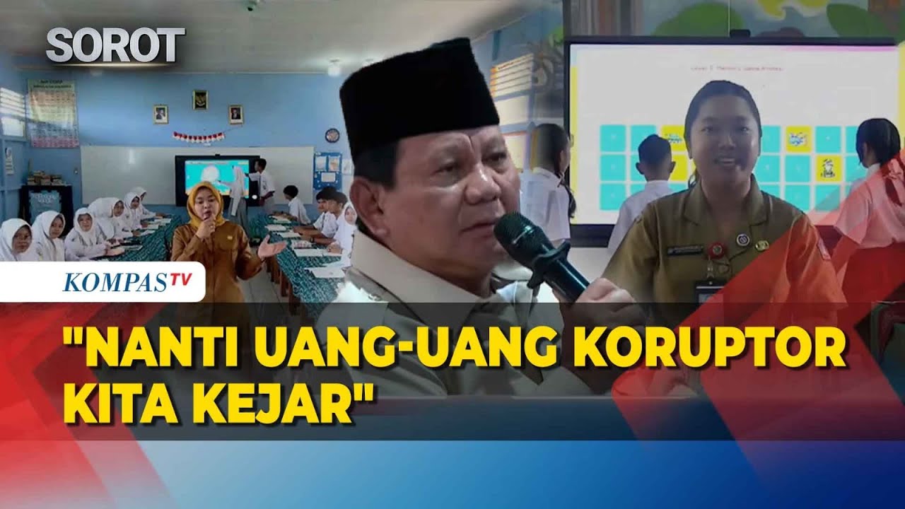 [FULL] Tanya Jawab Prabowo dan Guru Saat Luncurkan Smartboard Interaktif, Singgung Uang Koruptor