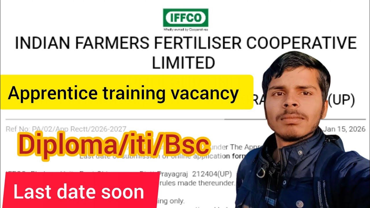 Iffco apprentice training vacancy 