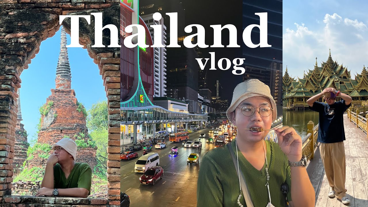 THAILAND VLOG: Exploring Bangkok, Jodd Fairs, ICONSIAM, Ayutthaya 🇹🇭 🍡 | Raphael Raymundo