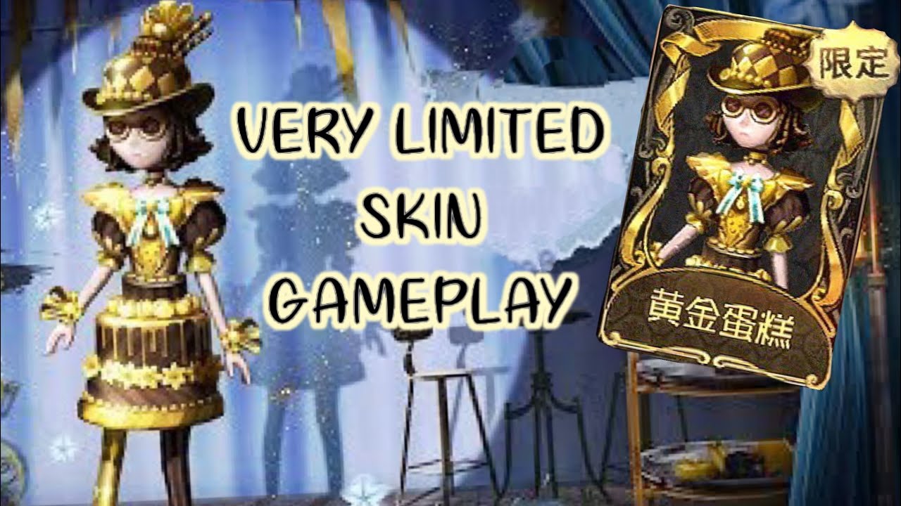 【Identity V】”GOLDEN CAKE” S1 Rare Limited Skin Gameplay + Amazing Kite as The Mind’s Eyes