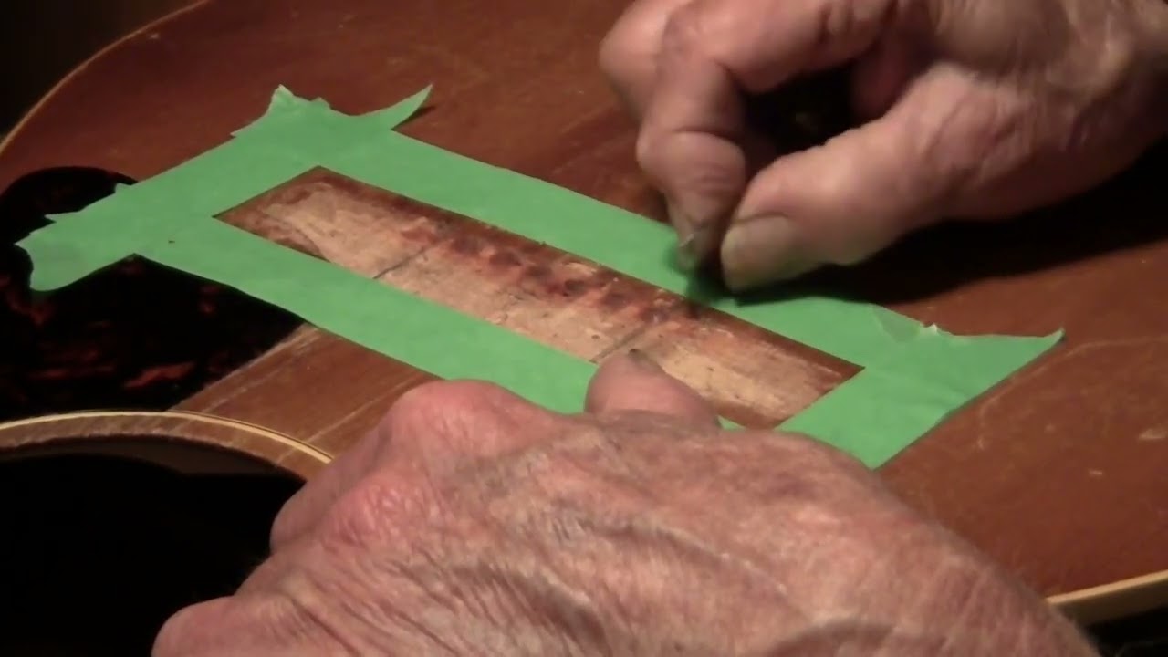 Guitar Detective Reverse Belly Bridge Install