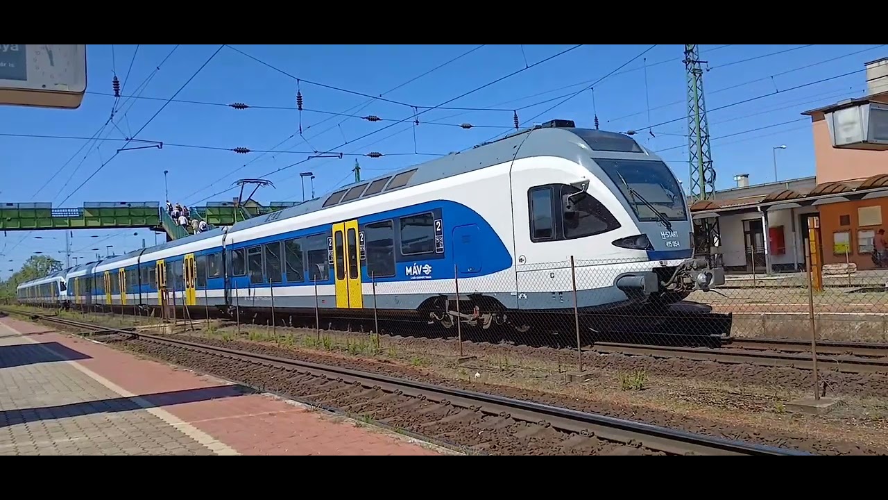 Vonatok Győrben és Komáromban 2025.08.20
