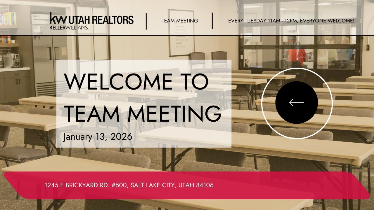 KW Utah Realtors Team Meeting  1/13/26
