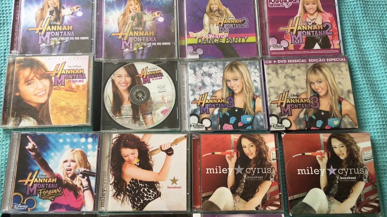 MINHA COLEÇÃO DA MILEY CYRUS ( My Miley Cyrus Collection)