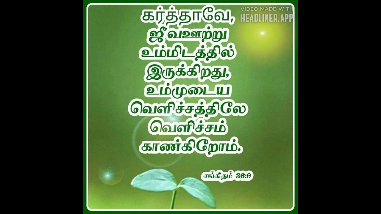 ஜீவனின்‌ ஊற்றாமே இயேசு பரன்‌ | TPM Song 