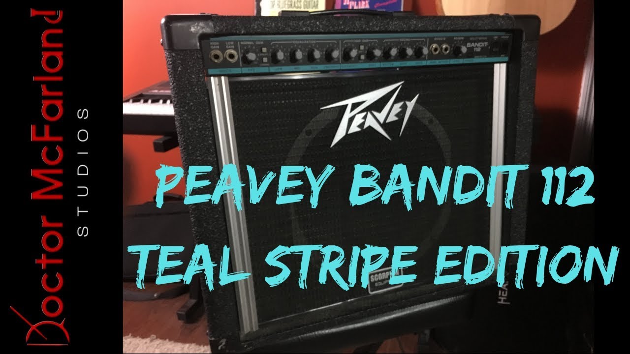 Peavey Bandit 112 Teal Stripe Edition