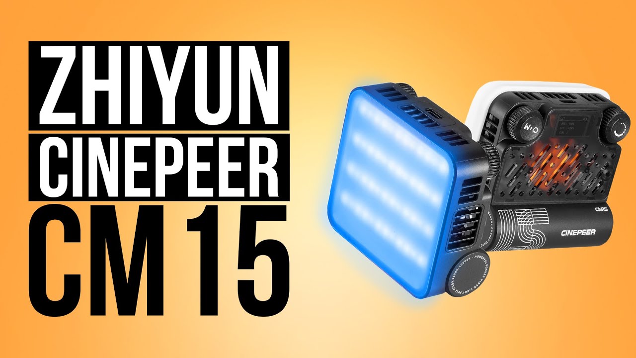 LUZ LED RGB ECONÓMICA CON RGB PARA VIDEO | Zhiyun Cinepeer CM15