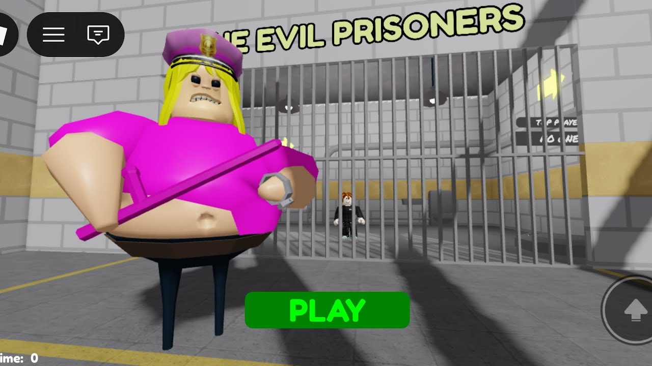 POLICE GIRL PRISON RUN OBBY#obby #roblox