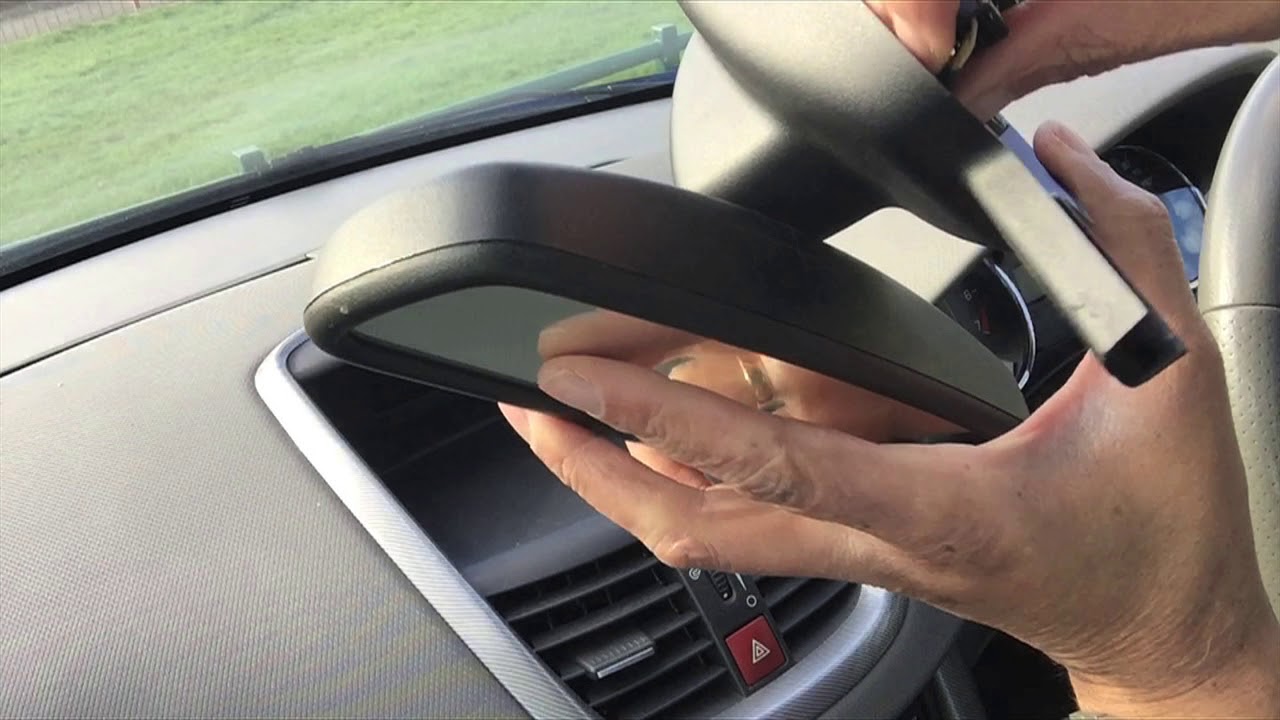 How to Remove Rearview Mirror on Peugeot 207