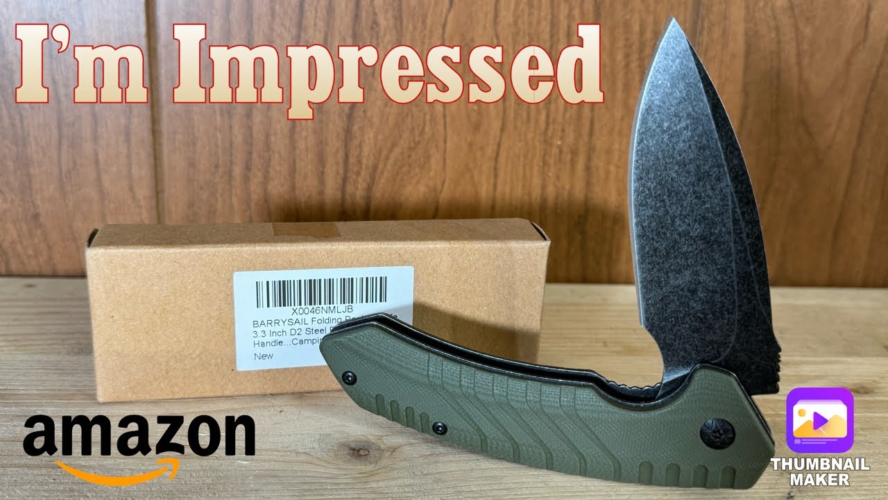 BARRYSAIL Folding Pocket Knife