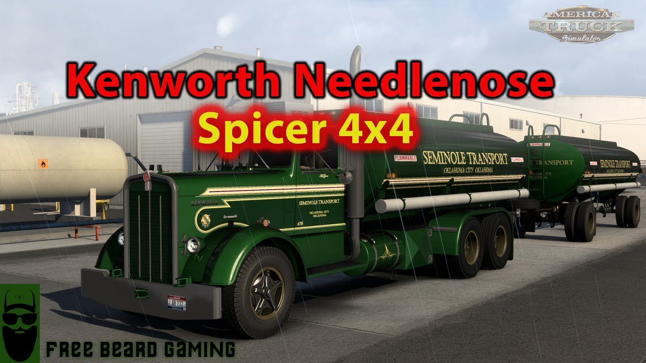Kenworth 521 Needlenose With A Spicer 4x4 Twin Stick |  American Truck Simulator