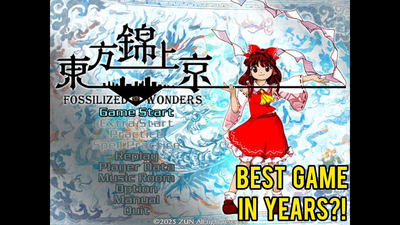BEST TOUHOU GAME IN YEARS?! | Touhou 20 Fossilized Wonders (Trial Hard 1CC)