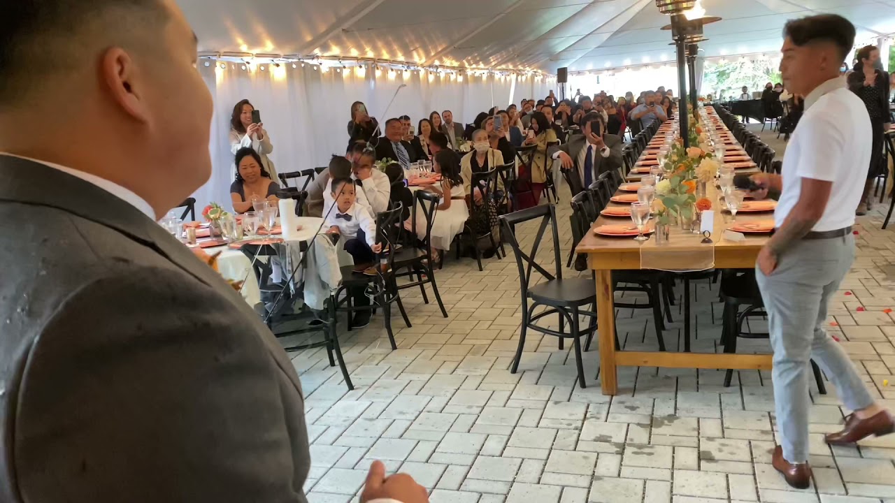 Chenning Xiong surprise performance at wedding
