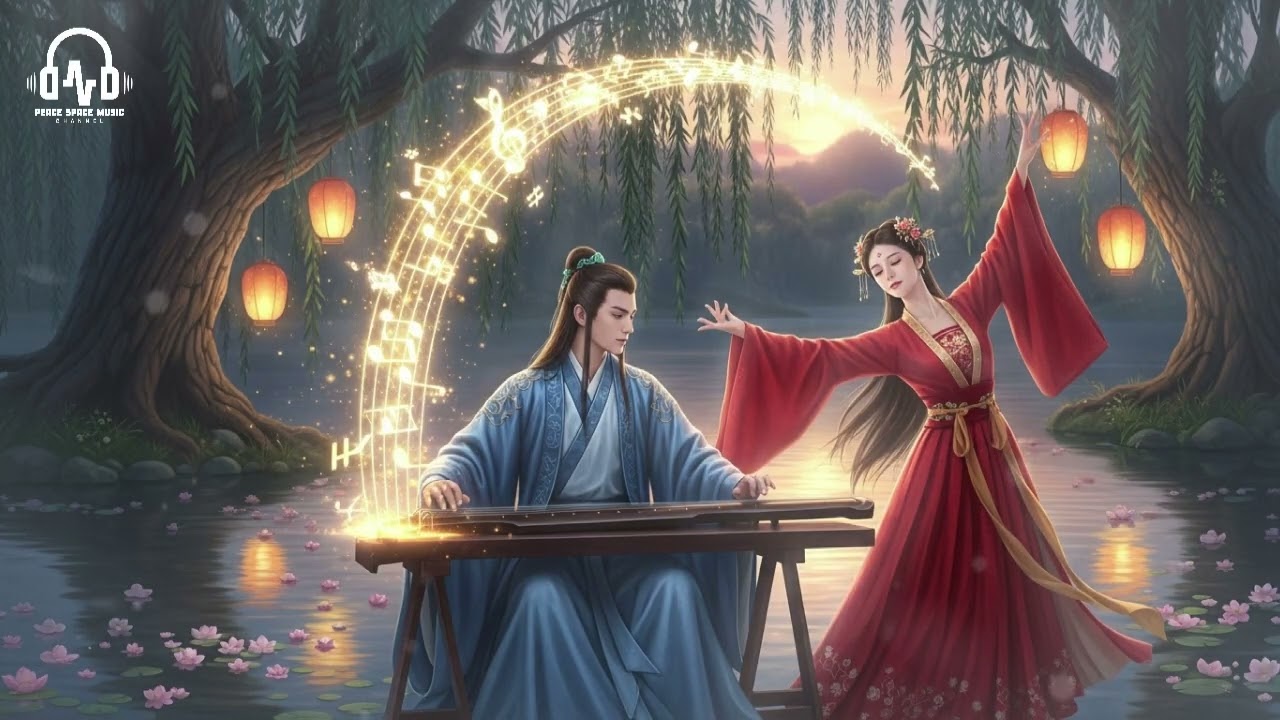 Warm Chinese Zen Healing Music | Night Sleep Meditation