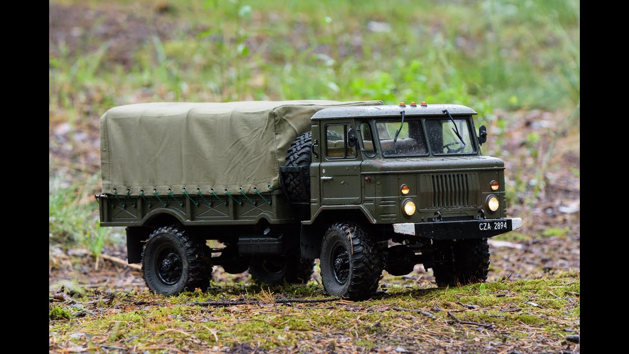 Cross RC GC4 - Gaz 66 1:10 scale truck in forest 2