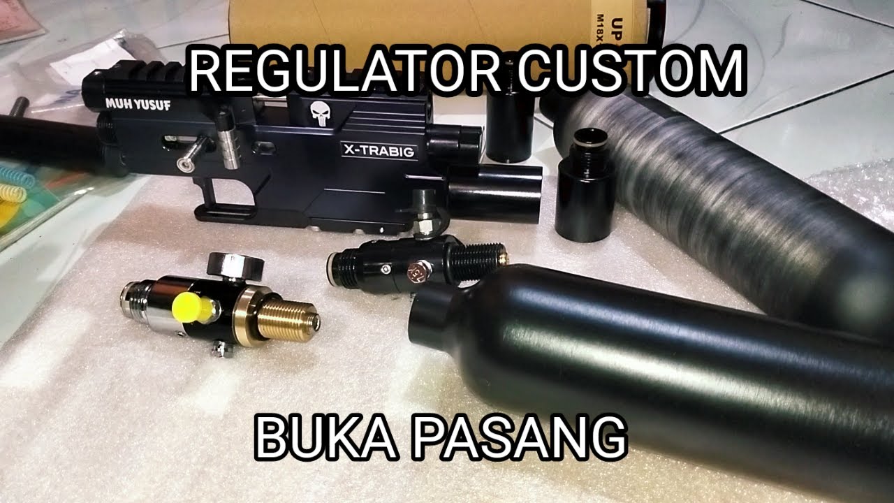 Regulator custom knock down Bisa buka lepas tabung