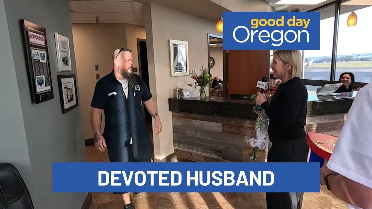 FOX 12 Surprise Squad honors devoted husband at Hillsboro Airport