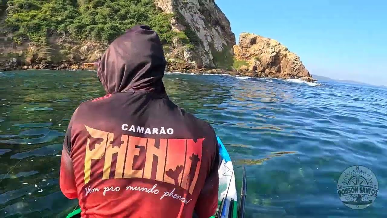 Os peixes estavam no raseiro 😱😱   #pescadecaiaque #b&uacute;zios #fishing