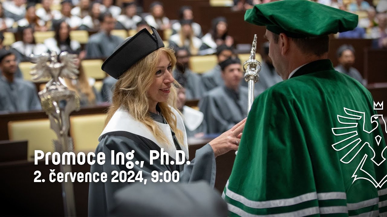 Slavností promoce doktorů a inženýrů SU OPF, 2.7.2024 9:00