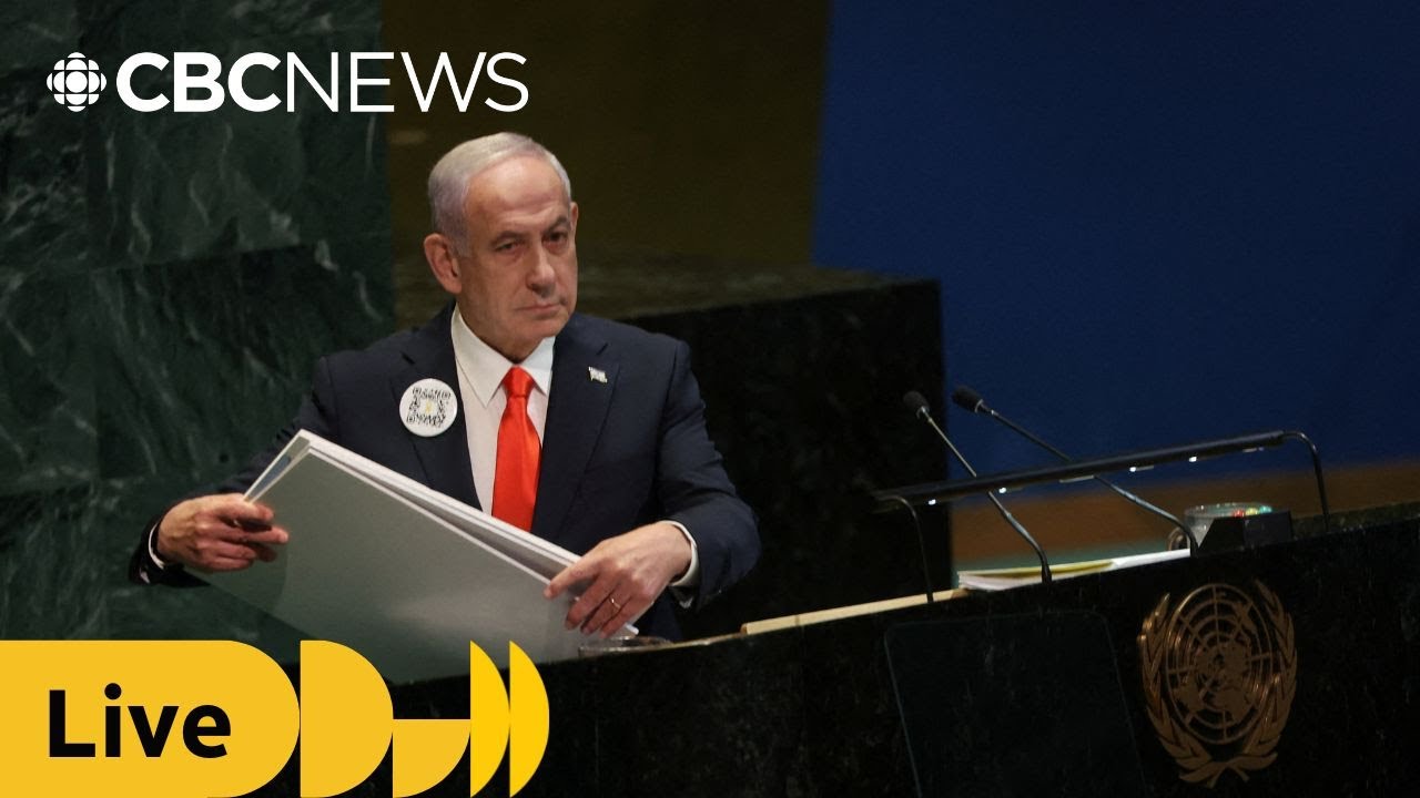 Israel's Netanyahu speaking at UN