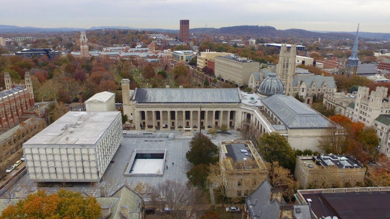 Yale University New Haven CT - DJI Phantom 3 Standard footage