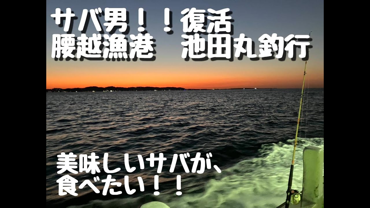 2026年　１月　腰越漁港　池田丸釣行　「サバ男」　復活！！！