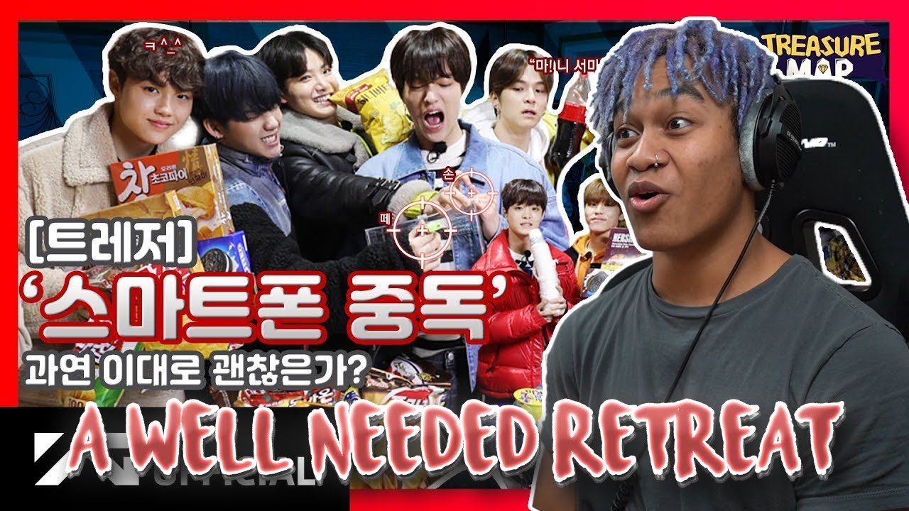 [TREASURE MAP] EP.4 ✖︎스마트폰 중독✖︎ 과연 이대로 괜찮은가? - REACTION