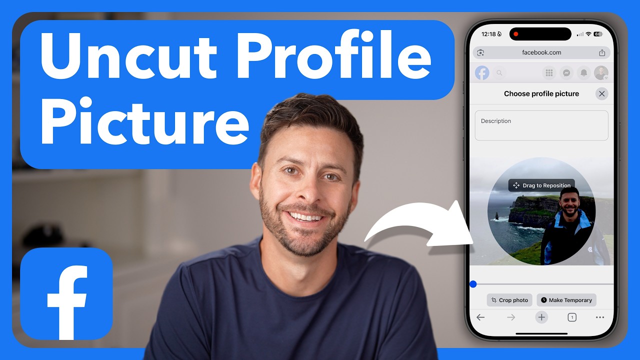 How To Upload Full Facebook Profile Picture Without Cropping