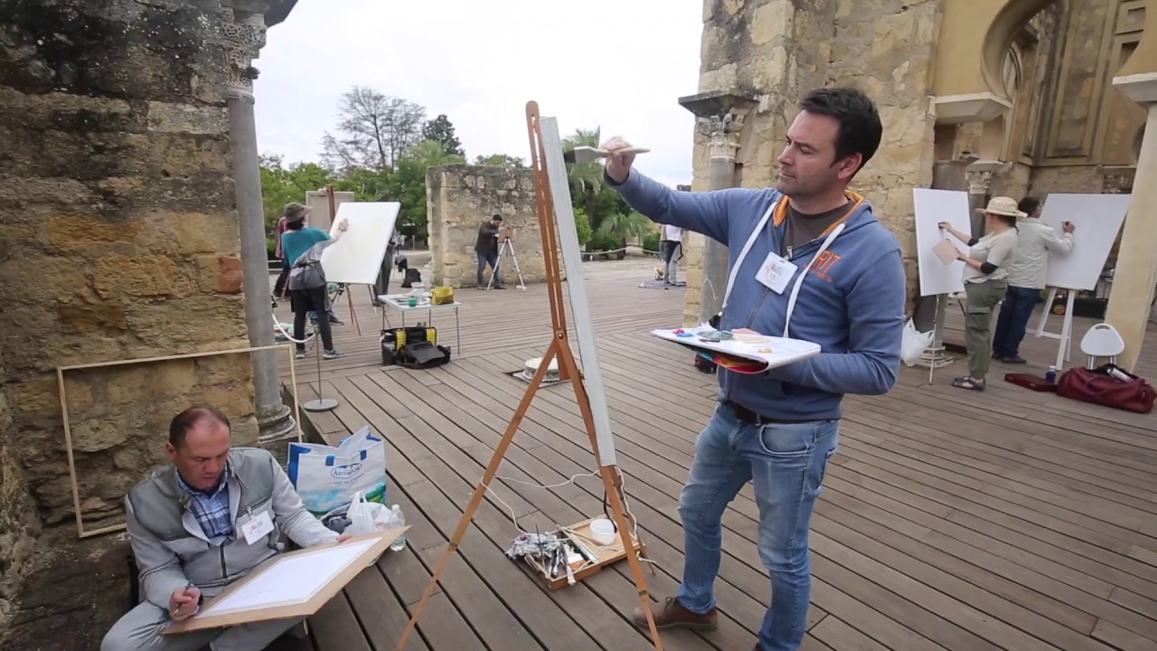 Certamen de Pintura r&aacute;pida de Medina Azahara