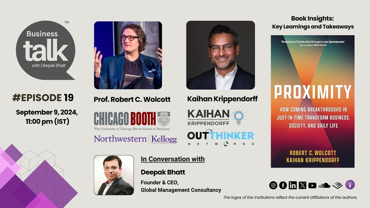 Prof. Robert C. Wolcott and Kaihan Krippendorff share insights from their book on 